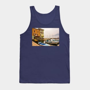 Castelletto Waterfront on Lake Garda in Italy Tank Top